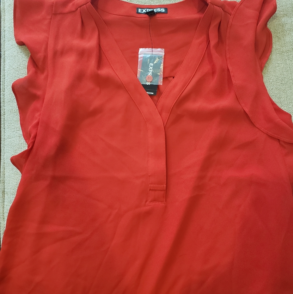 Red blouse
